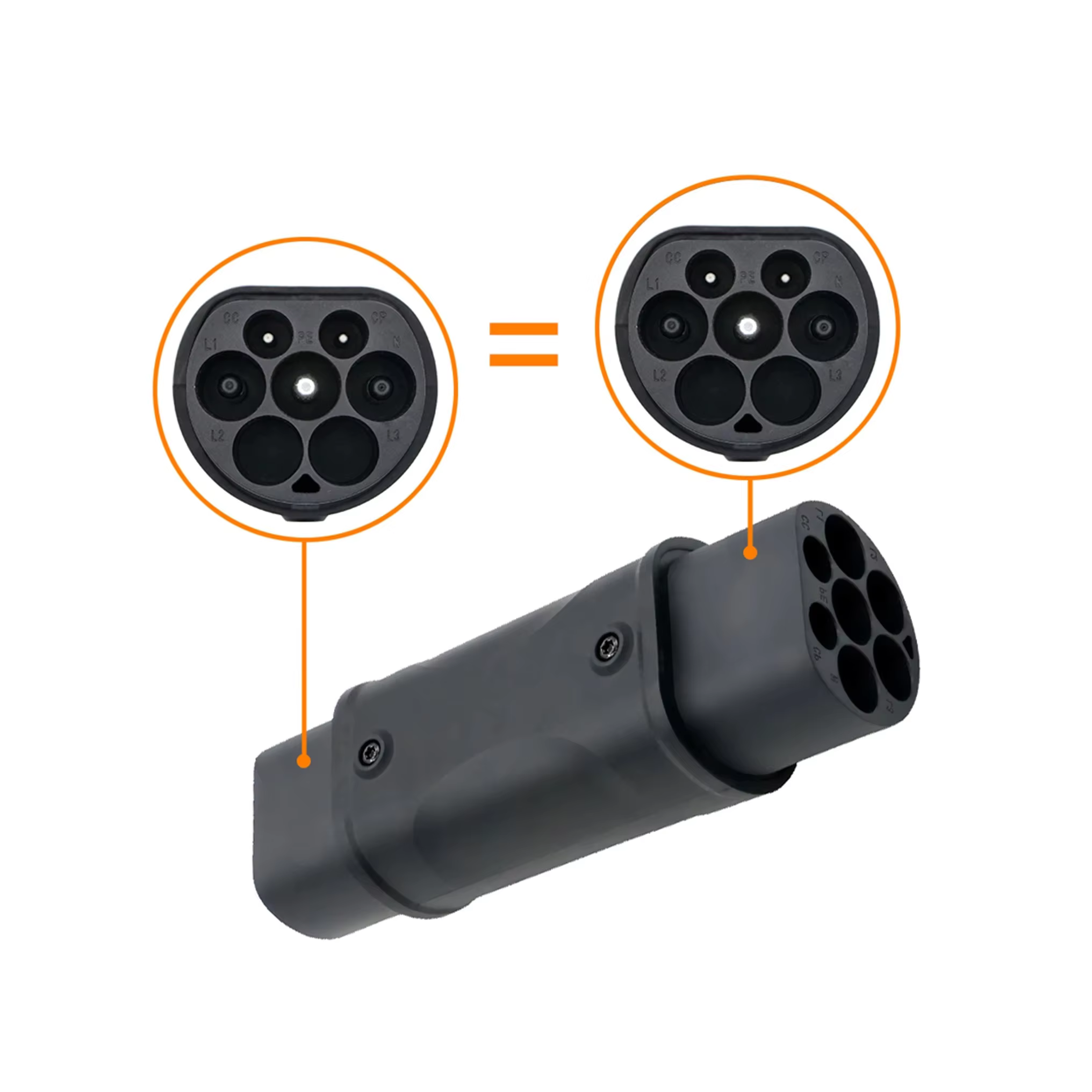 Type2 to GBT Ev Charger Adapter