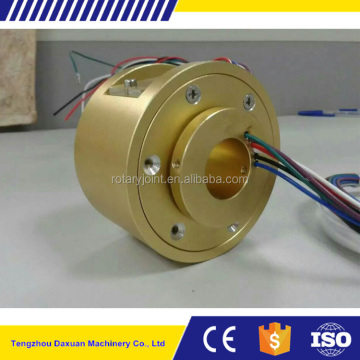 7 Wires Flat Pancake Water Rotary Union - Electric Swivel Slip Ring