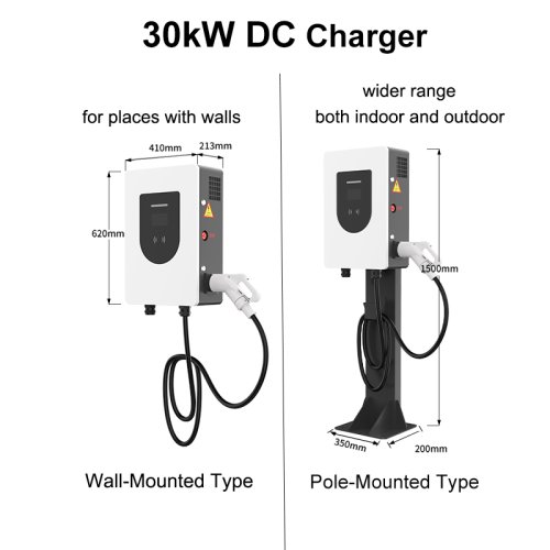 30kW डीसी चार्जर ईयू मानक प्लग