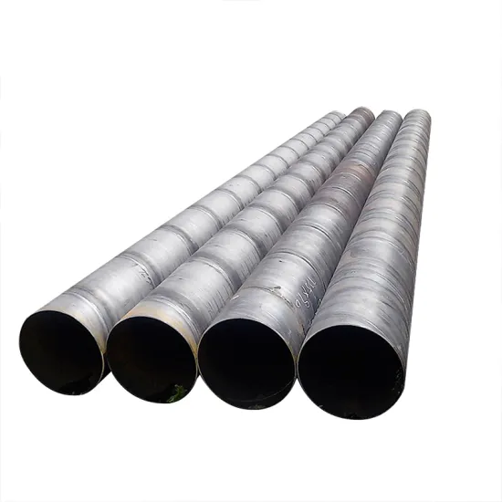 ASTM ERW Sch40 Carbon Steel Spiral Welded Tube, 24 Inch Steel Pipe, MS Spiral Steel Pipe Tube