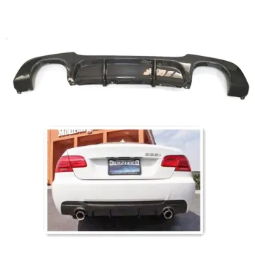Carbon Fiber Rear Bumper Lip for BMW 3 Series E90 - MP Style E90 Diffuser