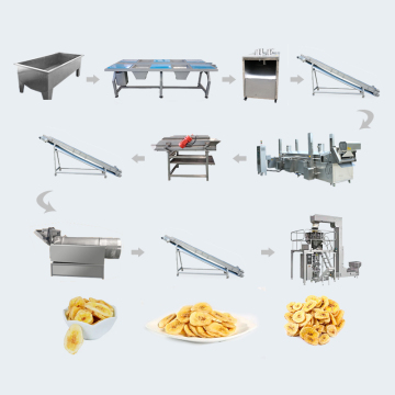 TCA Commercial High Quality Banana Chips Manufacturing Machines and Automatic Production Line