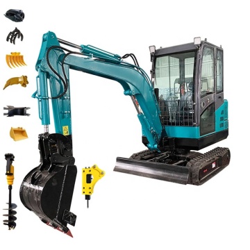 Micro Mini Bagger 1.7ton 1,2ton Hydraulic Crawler Bagger mit kostenlosen Eimer zum Verkauf
