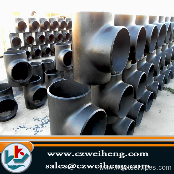 reducing Tee Q235 carton steel black