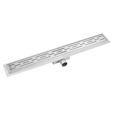 Stainless Steel Linear Shower Drain with Plastic Filter
