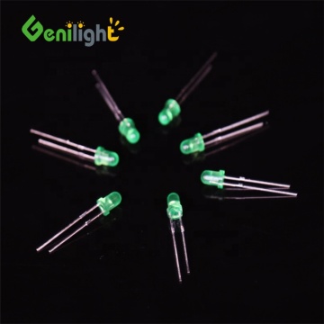 Green 3mm LED Light Bulb Emitting Diode