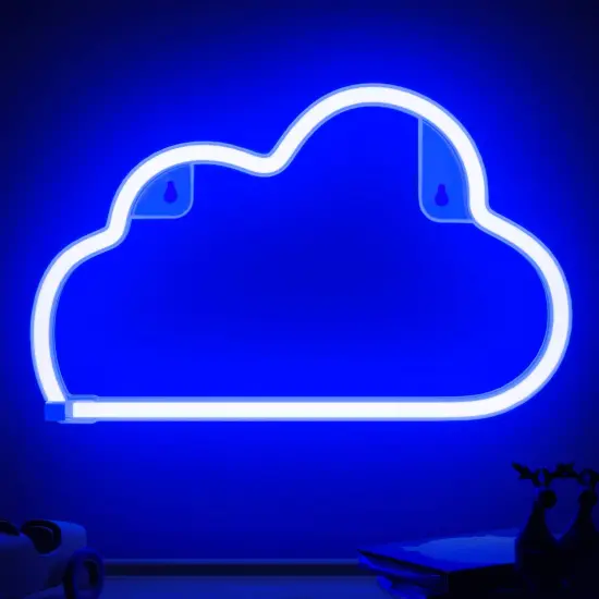 Drop Shipping Led Channel Letter Logo Indoor Usb/battery Sign Cloud Neon Sign Customized 3D Night Lights