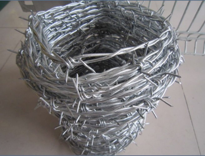 25kg electro galvanized barb wire per roll