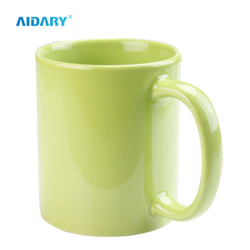AIDARY Custom All-Colorful Glazed Coffee Mug for Sublimation Transfer