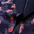 Gaya Eropah Borong Floral Tuxedo Mens Suits adat