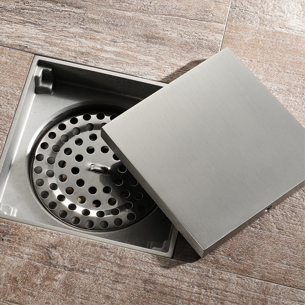 Bronze Brush Nickel Floor Drain