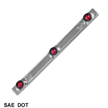 12V LED Identification Light Bar met roestvrijstalen beugel