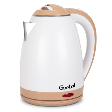 220V Hervidor eléctrico de acero inoxidable 1.8L - Hervidor de té de alimentación duradera, segura y automática para uso doméstico