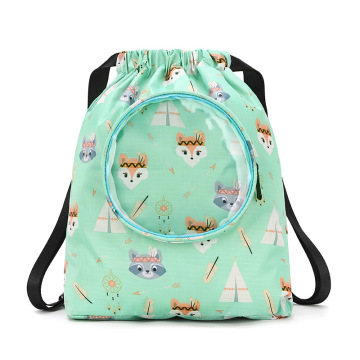 Mochila de cordão à prova d'água para atividades de natação e academia