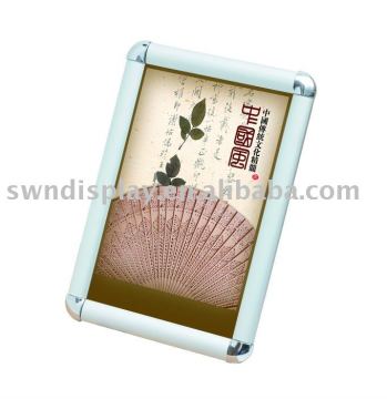 snap frame, 25mm aluminum round corner
