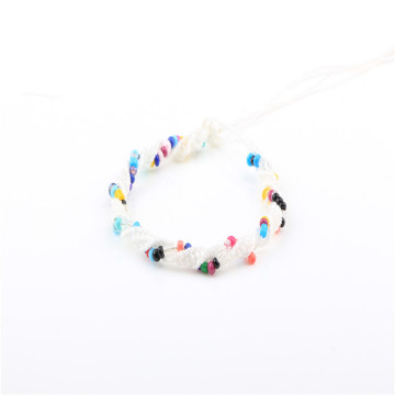 Handmade braided adjustable size silk handmade thread ba bracelet wood beads leather bracelet sets bangle for unisex wholesale