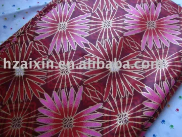 100% cotton African batik fabric with Golden wax fabric hollywood