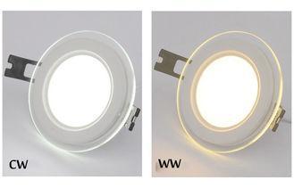12W Super Bright LED Glass Downlight , 6000K Display Lighti