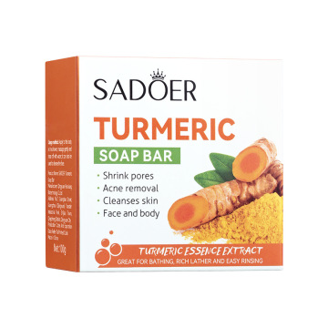 Cleansing Bathing Deep Cleansing Essential Oil Turmeric Handmade Soap