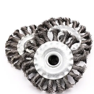 Knotted Wire Wheel Brush for Angle Grinder