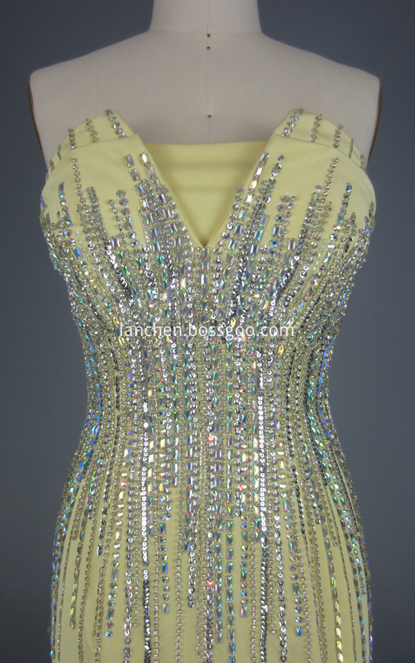 beading christmas dress