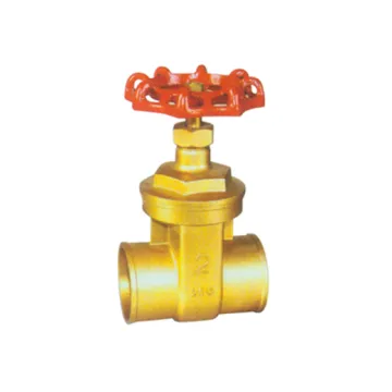 Brass solder gate valves