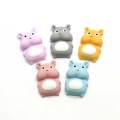 100 pcs Resin Lucu Mouse Hamster Hewan Jepang Boneka Pipih Cabochon Model Mainan Patung Figurine Ornamen Miniatur Rumah DIY Dekorasi