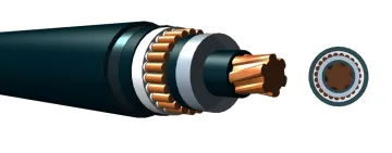 35kv Copper Conductor / Aluminium Conductor Xlpe Pvc Insulated Middle Voltage Power Cable