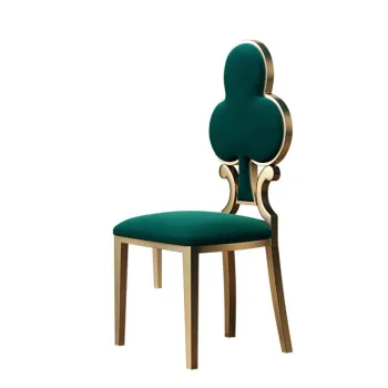 Factory Direct Sale Modern Dining Chairs with Fancy Backrests for Weddings and Banquets