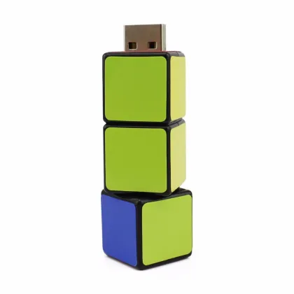 Cube USB Stick Pendrive Thumbdrive Plastic USB Flash Drive