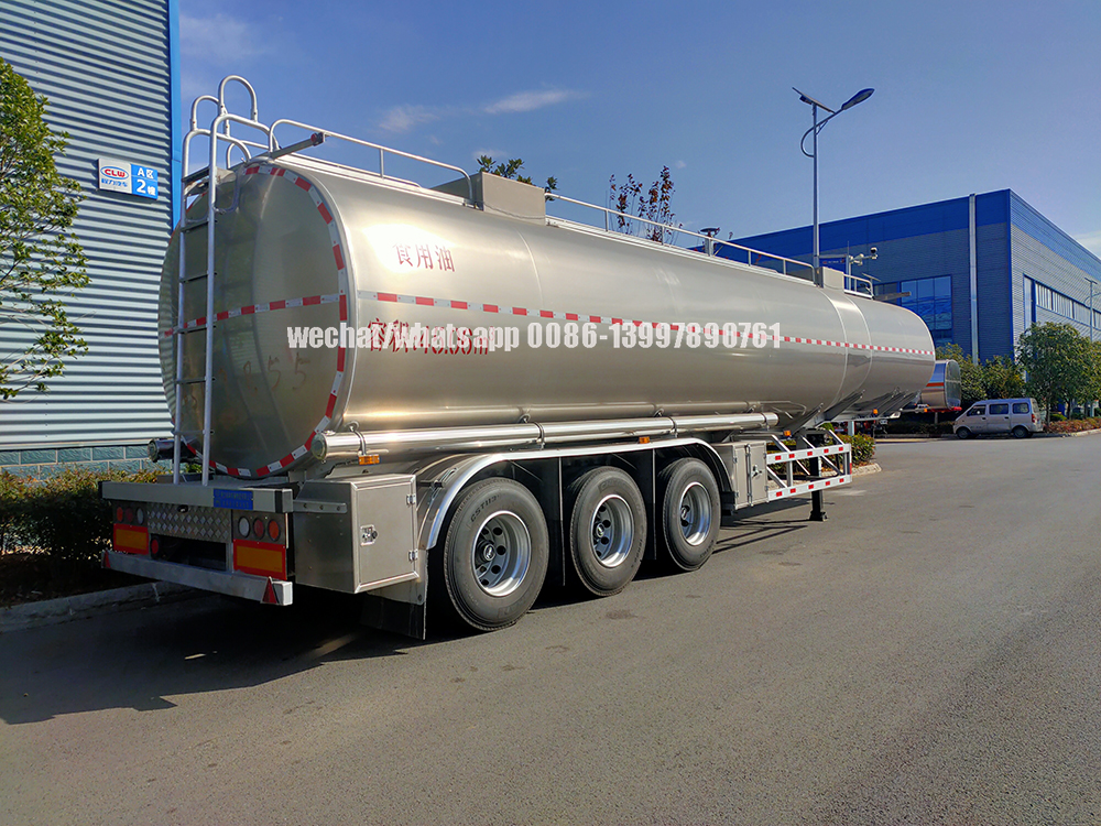 Edible Oil Transport Semi Trailer For Sale Jpg