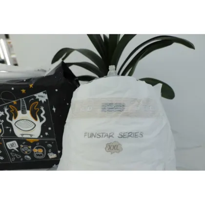 Breathable Back Layer Baby Tape Diapers