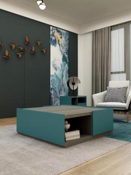 Blue High End Living Room Centre Table