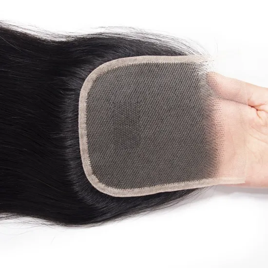 High Density Customized Transparent Lace Closure Cuticle Aligned Hair 180% Density Transparent Lace Closure Vendors