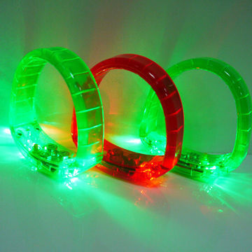 Funky LED flashing bracelets