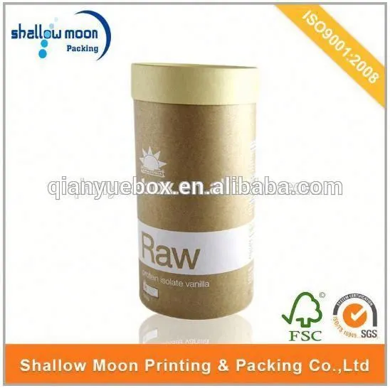 wholesale custom design cardboard tube box factory