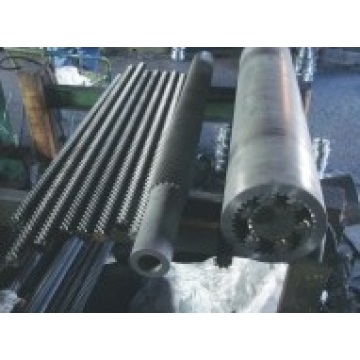 بشکه پیچ دو فلزی ماشین لاستیکی