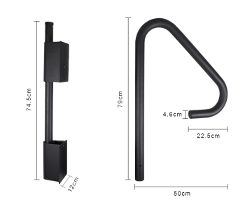 Aluminum Alloy Stable Easy-Install Spa Hand Rails for Bathtubs