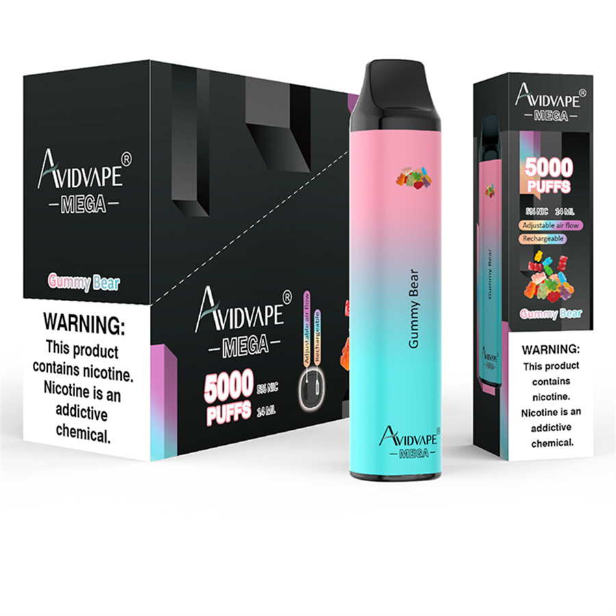 Strawberry Flavor Disposable Vape 5000 Puffs Mesh Coil