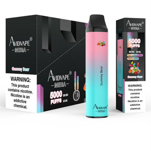 Strawberry Sabor Vape descartável 5000 Bobina de malha Puffs