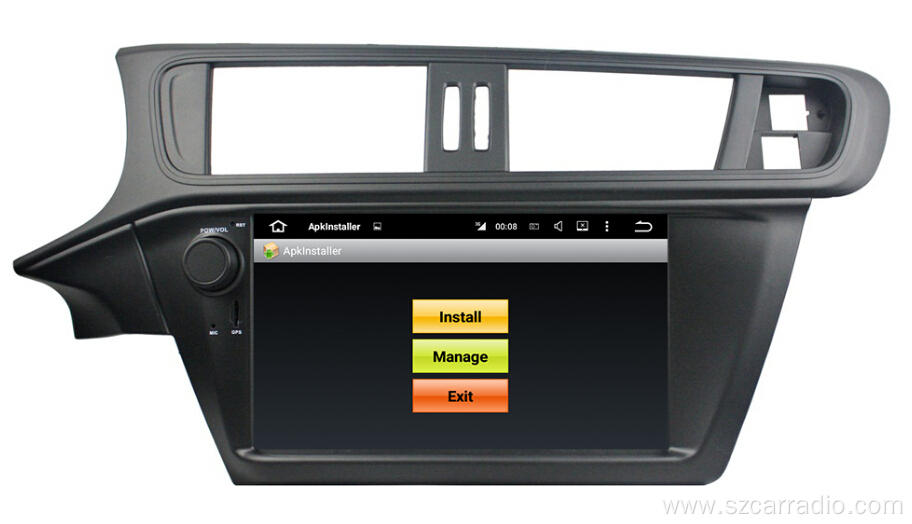 Android 7.1 System Car Audio For Citroen C3 2005-2011