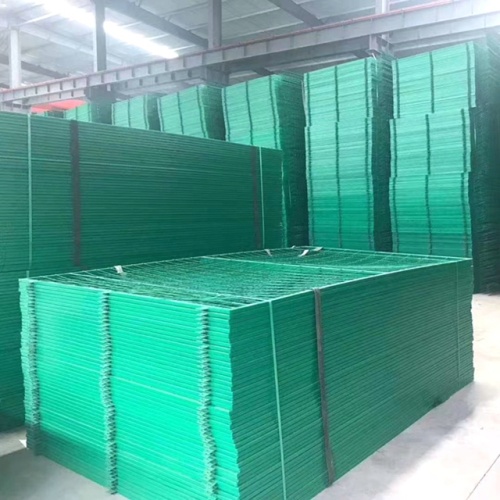 Galvanized Welded Wire Fence Temporary Construction Low Carbon Steel Welded Mesh Fence Manufactory