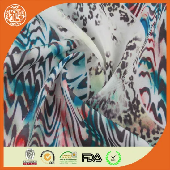 OEM Print 2014 new coming polyester chiffon fish print fabric