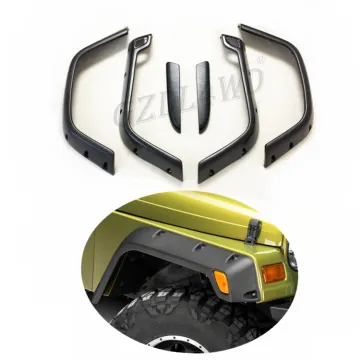 Pocket Style Thick Fender Flares for Wrangler TJ Exterior Accessories
