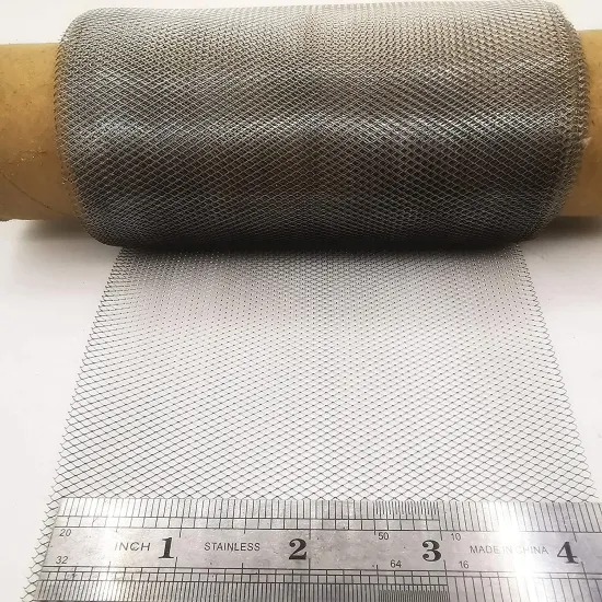 Diamond Micro Hole Pure Nickel Expanded Metal Mesh Sheets in Various Sizes: 1x2mm, 2x3mm, 4x6mm, 3x5mm