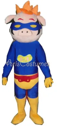 pig mascot costume customize mascot