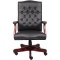 Best Office Chair Wood Black Office Computer Arm Living Room Chairs Supplier