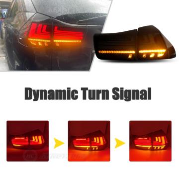 Lâmpadas traseiras de carro traseiro hcmotionz de alta qualidade DRL RX330 RX350RX 400H 2003-2009 Luzes traseiras LED de animação de inicialização para Lexus