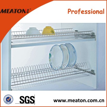 Two layer Chrome Kitchen Cabinet Dish Rack                        
                                                Quality Choice