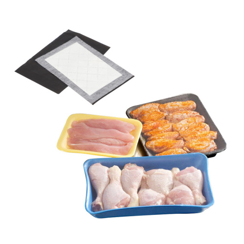 Fish Poultry Absorbent Pads For Packaging Tray